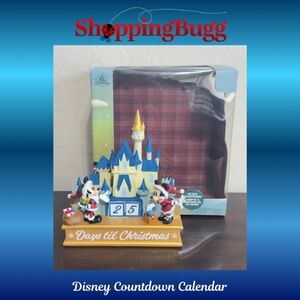 Disney Parks Mickey & Minnie Christmas Holiday Castle Countdown Calendar 2020